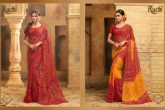 Bandhani Super By Ruchi Chiffon Printed Sarees 8