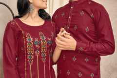Banwary Fashion Couple Goal Vol 4 Combo of Kurta Payjama & Kurti Pants Design 1001 to 1005 Series (1)