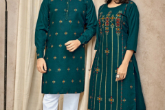 Banwary Fashion Couple Goal Vol 4 Combo of Kurta Payjama & Kurti Pants Design 1001 to 1005 Series (14)