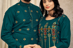 Banwary Fashion Couple Goal Vol 4 Combo of Kurta Payjama & Kurti Pants Design 1001 to 1005 Series (2)