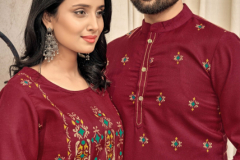 Banwary Fashion Couple Goal Vol 4 Combo of Kurta Payjama & Kurti Pants Design 1001 to 1005 Series (3)