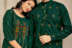 Banwary Fashion Couple Goal Vol 4 Combo of Kurta Payjama & Kurti Pants Design 1001 to 1005 Series (6)