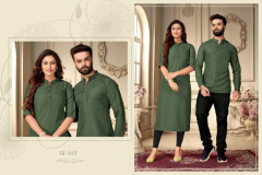 Banwary Fashion Sui Dhaaga Vol 1 Couple Combo Kurta & Kurti Collection Design 1112 to 1116 Seriers (4)