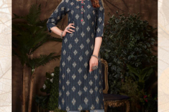 Banwery Fashion Bell Bottom Heavy Magic Slub Kurti With Pant Design 1001 to 1006 2