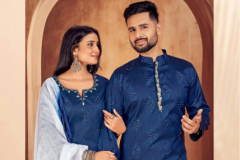 Banwery Fashion Royal Couple Combo of Kurta With Bottom & Kurti With Pant Design 1001 to 1009 Series (25)