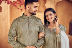 Banwery Fashion Royal Couple Combo of Kurta With Bottom & Kurti With Pant Design 1001 to 1009 Series (29)