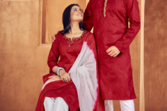 Banwery Fashion Royal Couple Combo of Kurta With Bottom & Kurti With Pant Design 1001 to 1009 Series (35)