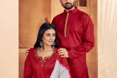 Banwery Fashion Royal Couple Combo of Kurta With Bottom & Kurti With Pant Design 1001 to 1009 Series (36)