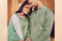 Banwery Fashion Royal Couple Combo of Kurta With Bottom & Kurti With Pant Design 1001 to 1009 Series (37)