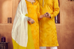 Banwery Fashion Royal Couple Combo of Kurta With Bottom & Kurti With Pant Design 1001 to 1009 Series (40)