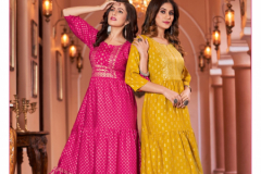 Banwery Fashion Sukiamari Flair Gown Style Kurti Collection Design 1001 to 1008 Series (11)