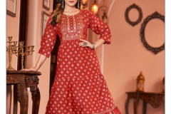 Banwery Fashion Sukiamari Flair Gown Style Kurti Collection Design 1001 to 1008 Series (13)