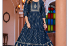 Banwery Fashion Sukiamari Flair Gown Style Kurti Collection Design 1001 to 1008 Series (6)