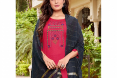 Banwery Pragati Viscose Kurti With Bottom & Dupatta Design 1001 to 1007 Series (9)