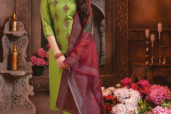 Benbaa Maharani Cotton Chanderi Silk With Thread Sequence Work 01 to 08 Series (20)