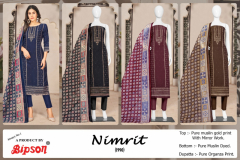 Bipson Nimrit Muslin Print Salwar Suits Collection Design 1990A to 1990B Series (6)