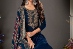 Bipson Prints Amiraa Velvet Winter Collection Salwar Suits Design 1001 to 1004 Series (1)