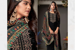 Bipson Prints Amiraa Velvet Winter Collection Salwar Suits Design 1001 to 1004 Series (5)