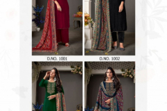 Bipson Prints Amiraa Velvet Winter Collection Salwar Suits Design 1001 to 1004 Series (6)