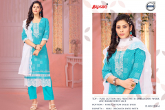 Bipson Prints Volvo 2218 Pure Cotton Embroidered Salwar Suits Collection Design 2218-A to 2218-D Series (3)