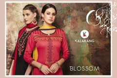 Blossom By Kalarang Jam Silk Cotton Suits 4