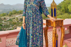 Blue Hills Bollywood Tikka Rayon Alia Style Kurti With Bottom & Dupatta Collection Design 1001 to 1008 Series (6)