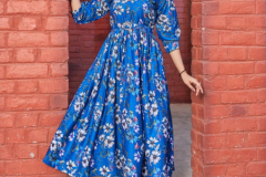 Blue Hills Bollywood Vol 1 Poly Rayon Digital Print Kurti With Belt Collection Design 1001 to 1008 Series (5)
