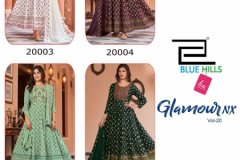 Blue Hills Glamour Vol 20Nx Rayon Aanarkali Kurti With Dupatta Set Design 20000 Series (2)