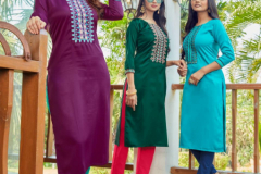 Blue Hills Solid Vol 10 Jam Satin Kurti With Bottom Design 101 to 110 Series (14)