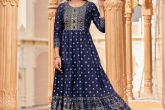 Blue Hills Wave Vol 1 Rayon Pints Aanarkali Kurti Collection Design 1001 to 1008 Series (9)