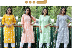 Channal 9 Cotton Kurti With Embroidery Collection Design 089SC to 092SC Series (13)