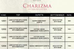 Charizma Cotton Collection Sharaddha Designer 12001 to 12204 Series 5