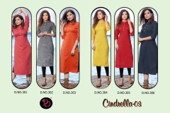 Cindrella Vol 3 Poorvi Designer 301 to 306 Series 8