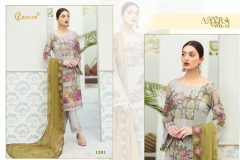 Cosmos Aayra Vol 12 Pakisthani Georgette Suits Design 1281 to 1284 2