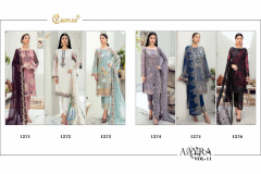 Cosmos Fashion Aayra Vol 11 Pakisthani Suits Design 1271 to 1276 2