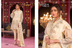 Cosmos Fashion Aayra Vol 14 Super Hit Faux Georgette Pakisthani Suits Design 1301 to 1306 3