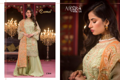 Cosmos Fashion Aayra Vol 14 Super Hit Faux Georgette Pakisthani Suits Design 1301 to 1306 6