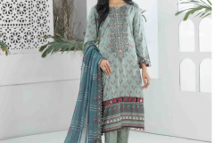Cosmos Fashion Saadia Noor Vol 01 Pure Lawn Pakistani Suits Collection Design 1001 to 1008 Series (9)