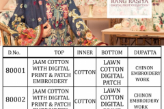 CYRA Fashion Rang Rasiya Digital Print Collection Pure Cotton Design 8001 to 8002