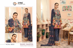 Cyra Fashion Rang Rasiya Digital Print Collection Design 80001 to 80002 4