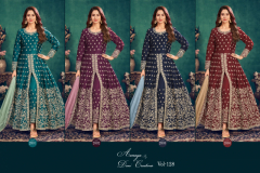 Dani Creation Aanaya Vol 128 Art Silk Salwar Suit Design 2801 to 2804 Series (6)