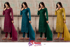 Dani Fashions Vaani Vol 01 15 to 18 Series Net With Heavy Tone Design 15 to 18 5