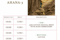 Deepsy Suits Ahana 3 Jam Cotton Design 10101-10106 Series (15)
