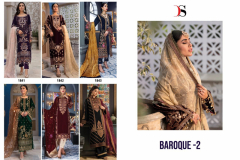 Deepsy Suits Baroque Velvet Vol 2 Velvet Paskistani Suits Collection Design 1841 to 1846 Series (10)