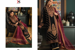 Deepsy Suits Baroque Velvet Vol 2 Velvet Paskistani Suits Collection Design 1841 to 1846 Series (7)