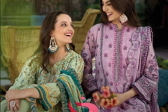 Deepsy Suits Bin Saeed Lawn Collection 4 Pure Cotton Salwar Suits Collection Design 4001 to 4008 Series (1)