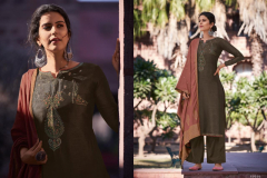 Deepsy Suits By Mirai Mulberry Silk With Embroidery Design 89001 to 89006 10