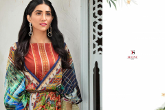 Deepsy Suits Elan Vol 13 Satin Silk Pakistani Design 911-917 Series (9)