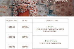 Deepsy Suits Evelyn Nx Pure Silk Pasmina Design No. 83001 to 83006 5