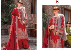 Deepsy Suits Maria.B Embroiderd Lawn 23 Cotton Pakistani Suits Collection Design 2051 to 2054 Series (2)